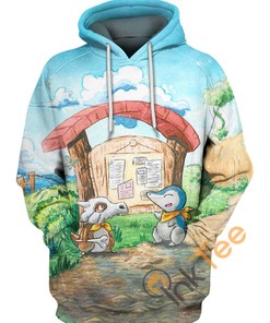 Back To The Start Graphic All Over Print 3D Hoodie