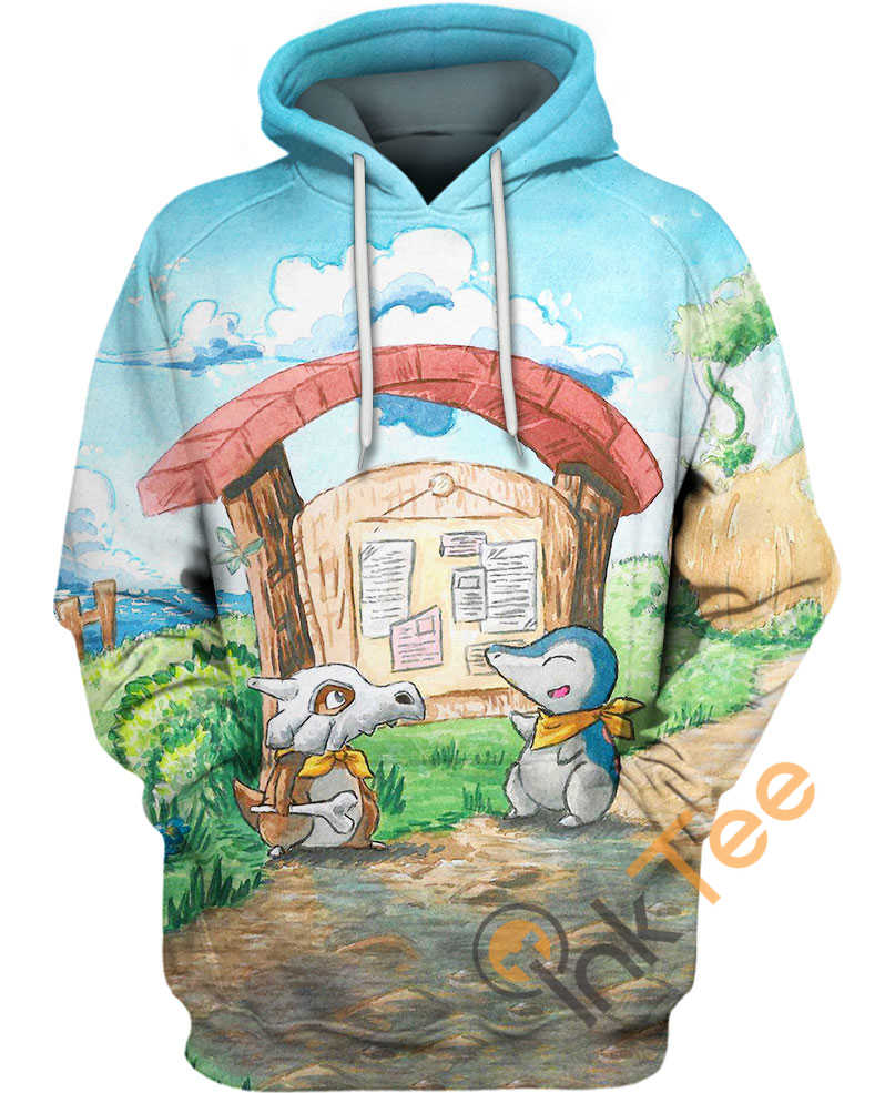 Back To The Start Graphic All Over Print 3D Hoodie