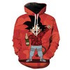Bape Cosplay Dragon Ball Kid Goku Bape Hoodie 3D Graphic Full Print