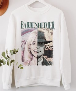 Barbenheimer Inspired Top, Meme-Themed Tee for Barbenheimer Fans, Barbenheimer Shirts For Gift, 2023 Viral Movie