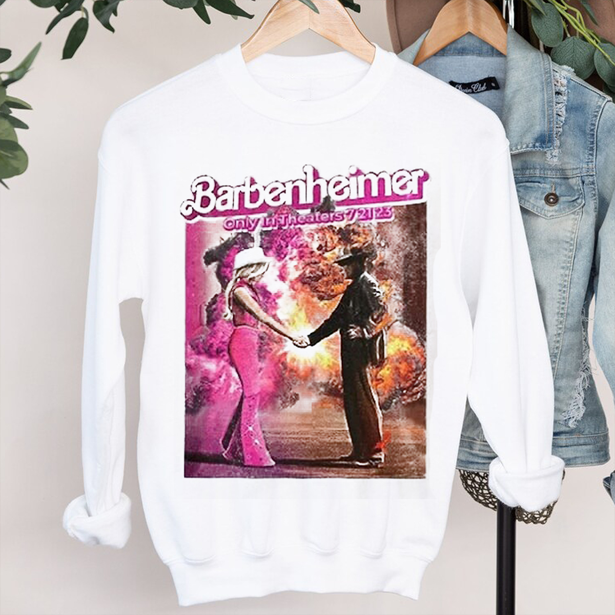 Barbenheimer Shirt, Barbenheimer Pink T-shirt, barbie 2023 merch, OPPENHEIMER MOVIE, Barbie Party shirt