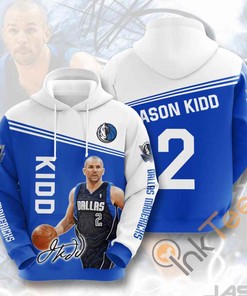 Basketball Nba Dallas Mavericks Jason Kidd Usa 3D Hoodie - Sports Hoodie