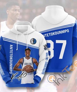 Basketball Nba Dallas Mavericks Kostas Antetokounmpo Usa 3D Hoodie - Sports Hoodie