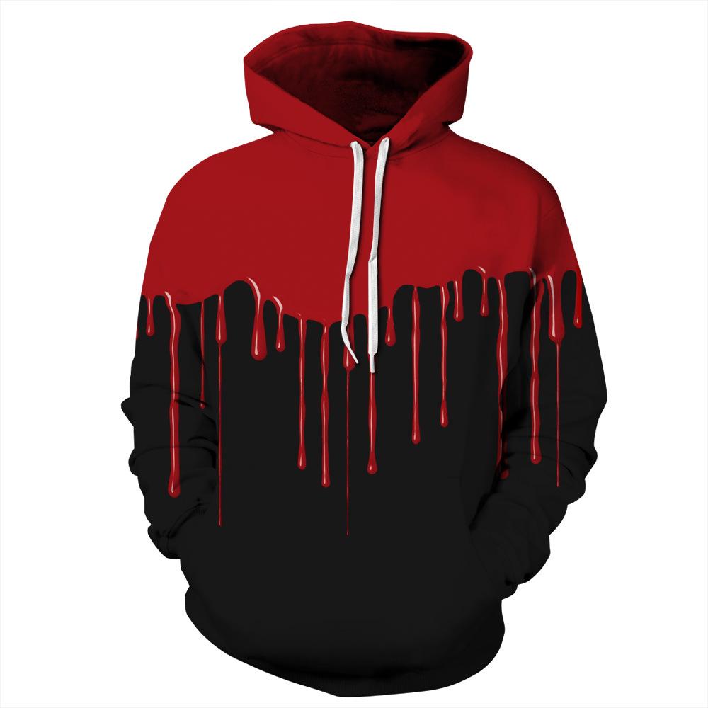 Be Different With The Blood Flowing Cools 3D Hoodie