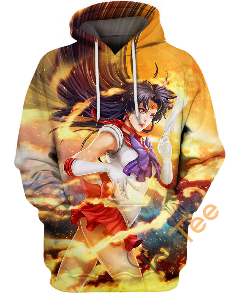 Be Mysterious With Fantasy Sailor Mars Hoodie 3D