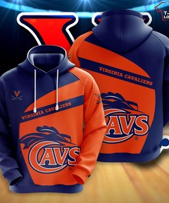 Be Ready For Game Day With The Ncaa Virginia Cavaliers 3D All Over Print Hoodie For Men And Women