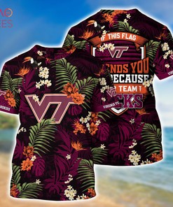 Be Ready For Summer With The Limited Edition Virginia Tech Hokies Summer Hawaiian  And Shorts