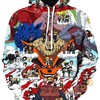 Be Stylish With Front Pocket Sport All Over Print Hoodie 3D Of Naruto Prints