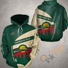Be Wild And Chic With Minnesota Wild Nhl 3D Hoodie For Fans