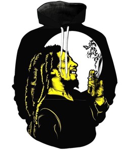 Bob Marley And The Wailers Meet Fashion With This Custom Bob Marley 3D Hoodie