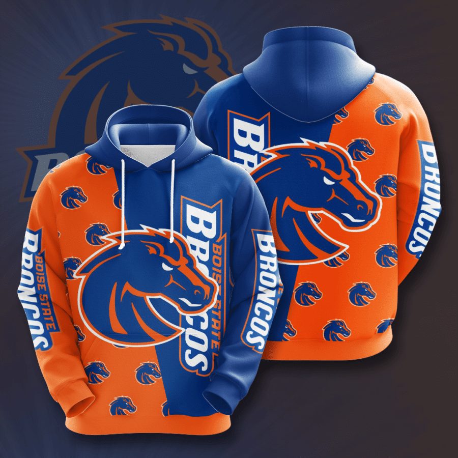 Boise State Broncos All Over Printed Hoodie