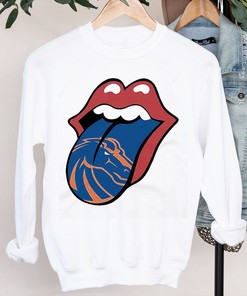 Boise State Broncos Mashup NCAA T-Shirt - The Rolling Stones Logo