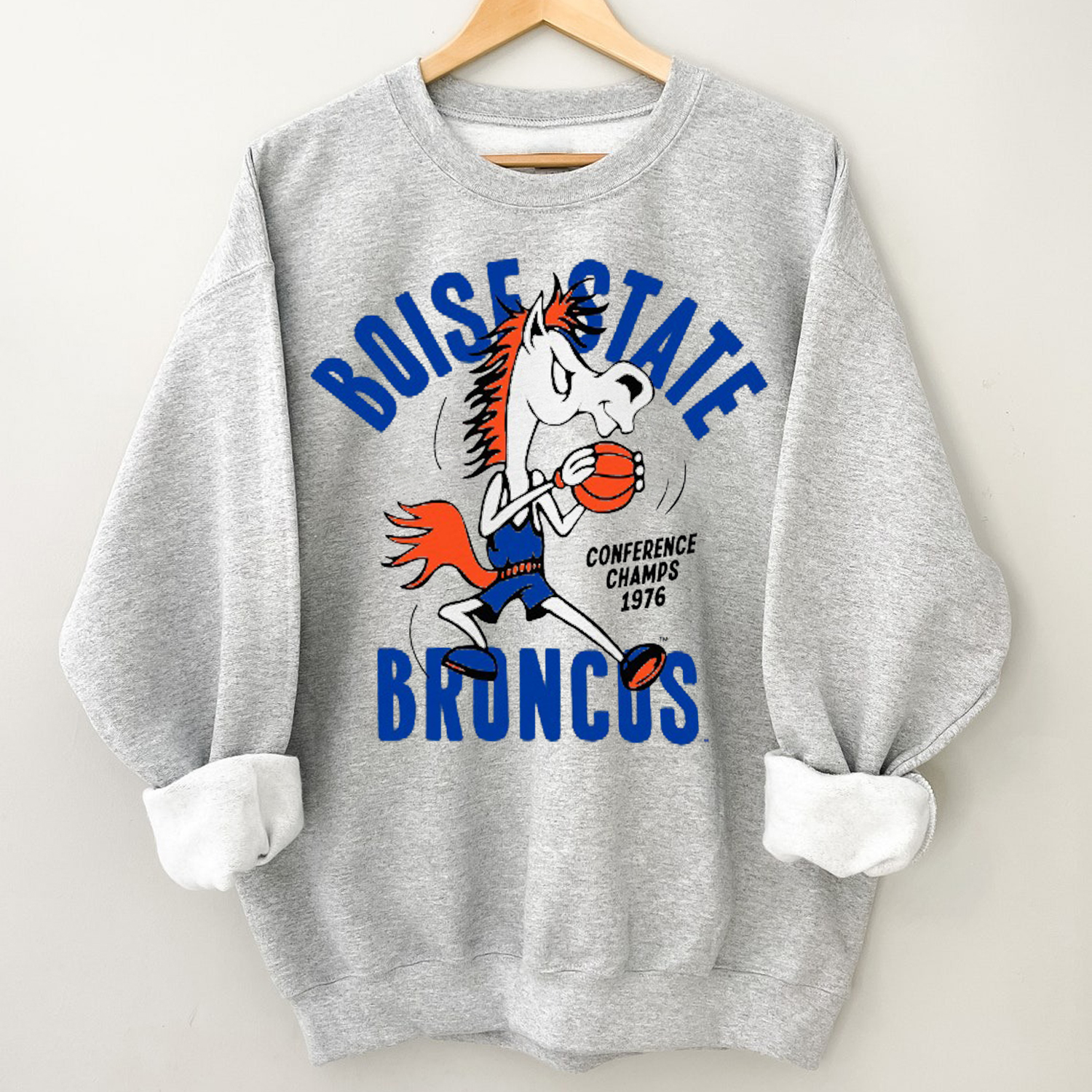 Boise State Broncos Vintage Basketball Tee