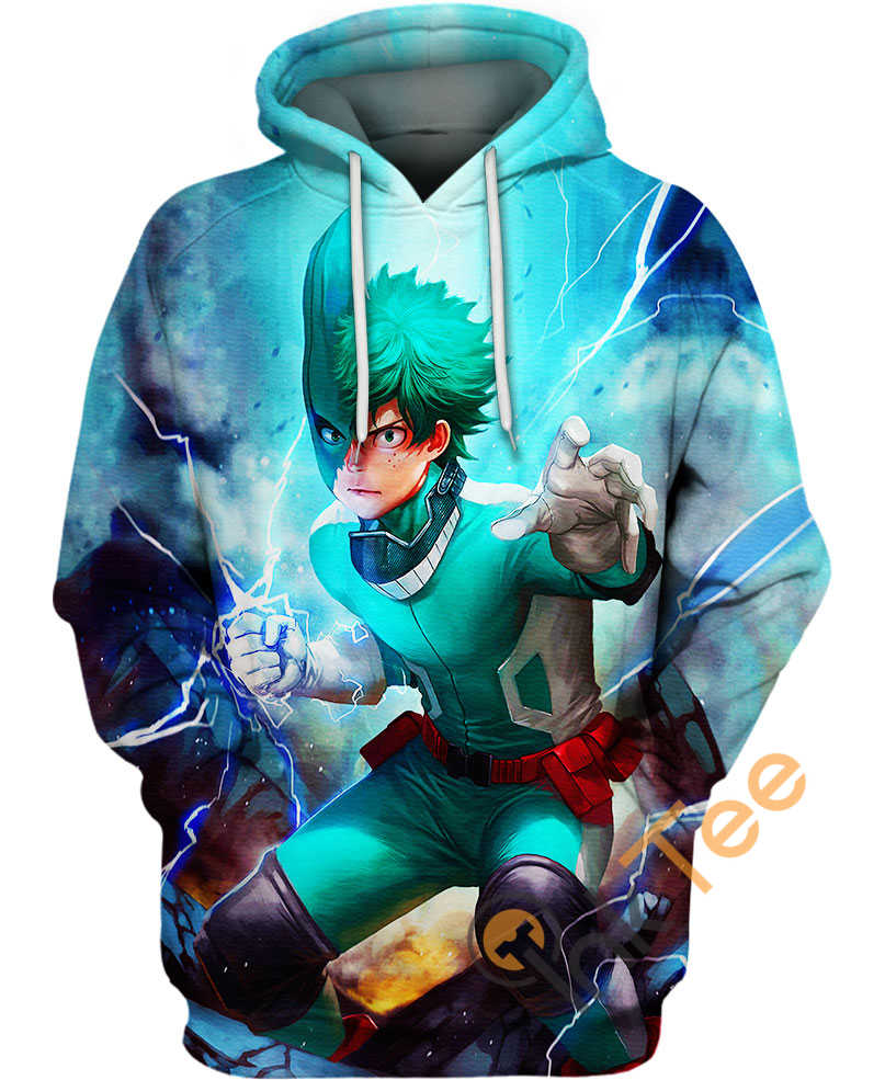 Bold Deku My Hero Academia All Over Print 3D Hoodie