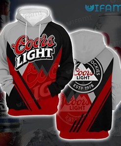 Born In The Rockies Est 1978 Coors Light All Over Print Hoodie 3D Beer Lovers Gift