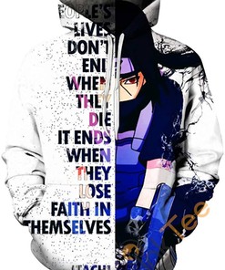 Boruto Naruto 3D Print Pullover Hoodie With Front Pocket - Custom All Over Print