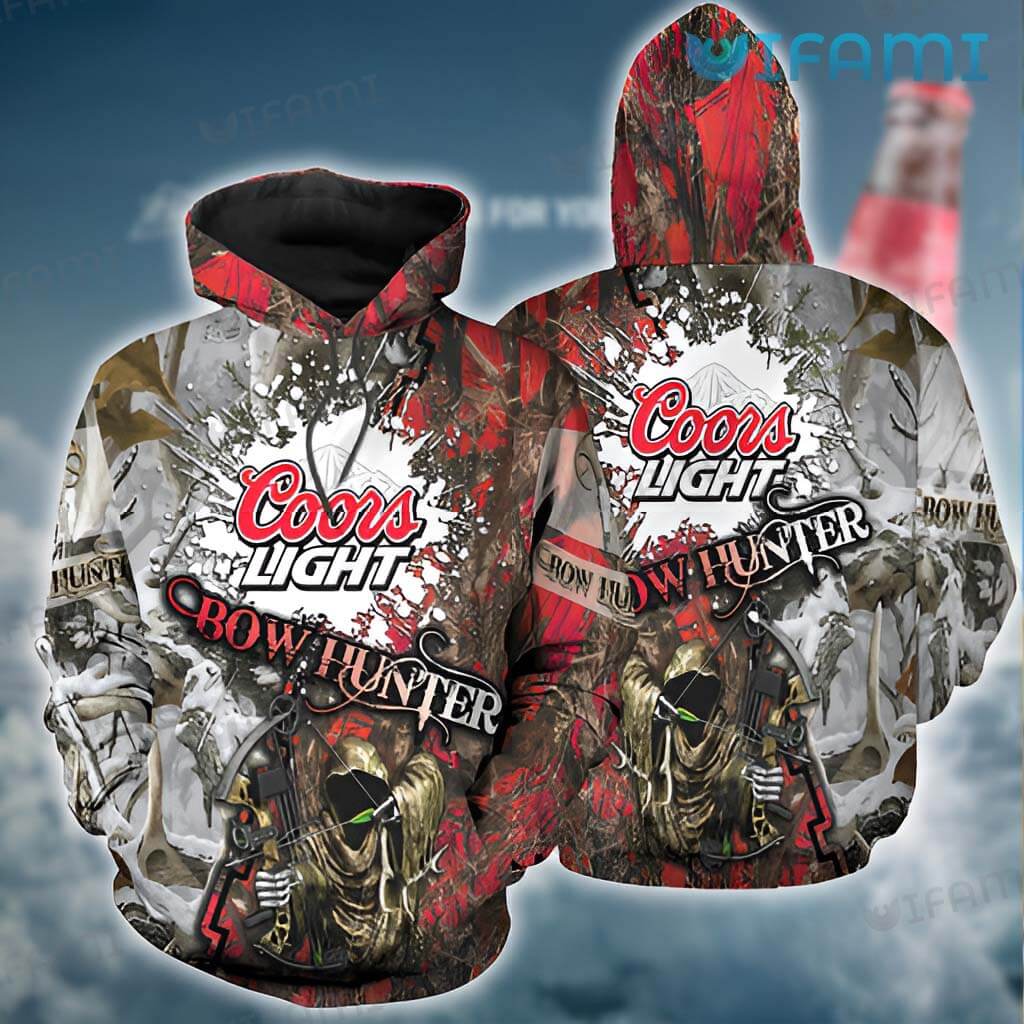 Bow Hunter Budweiser 3D Hoodie - 3D Hoodies With Zippers