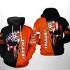 Bowling Green Falcons Us Flag Skull 3D Hoodie 
