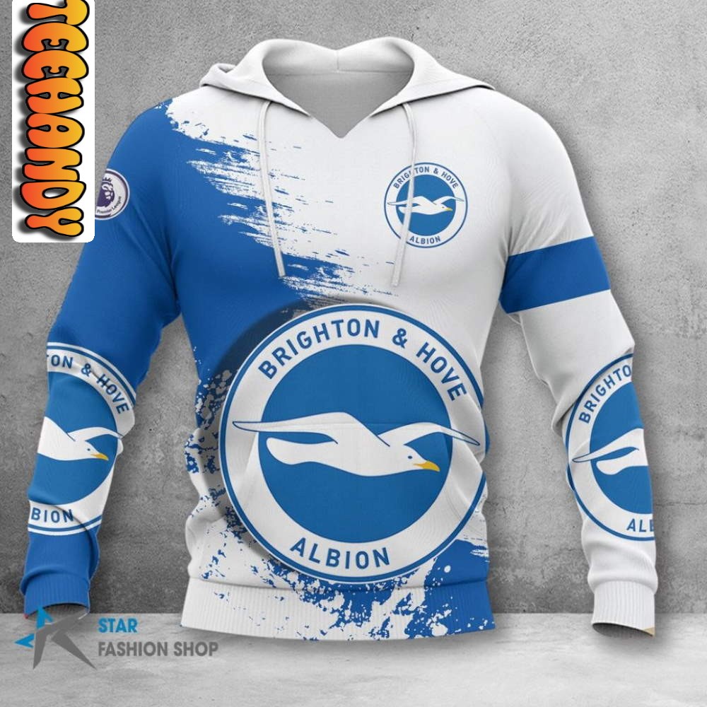 Brighton Hove Albion Fc 3D Hoodie - Gifts For Men And Women