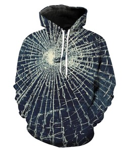 Broken Glass Epic Printed Hoodie 3D - Men'S 3D Hoodies