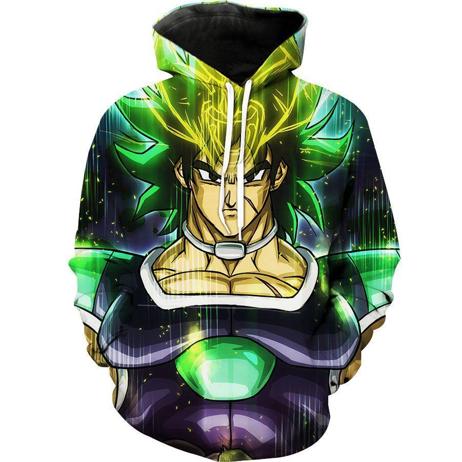 Broly Artwork Dragon Ball Super Broly Movie Hoodie 3D - Gifts For Men And Women