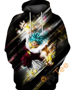 Broly Super Saiyan Supreme 3D Hoodie - All Over Print Hoodie Printful