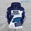 Bud Light Label 3D Hoodie - All Over Print Zip Up Hoodie Men