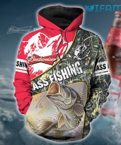 Budweiser Bass Fishing 3D Hoodie - Custom 3D Hoodies