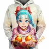 Bulma Custom All Over Print Hoodie - 3D Edition
