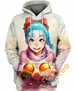 Bulma Custom All Over Print Hoodie - 3D Edition