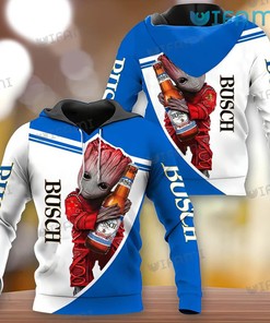 Busch Beer Gift For Groot Lovers All Over Print Hoodie - 3D Edition