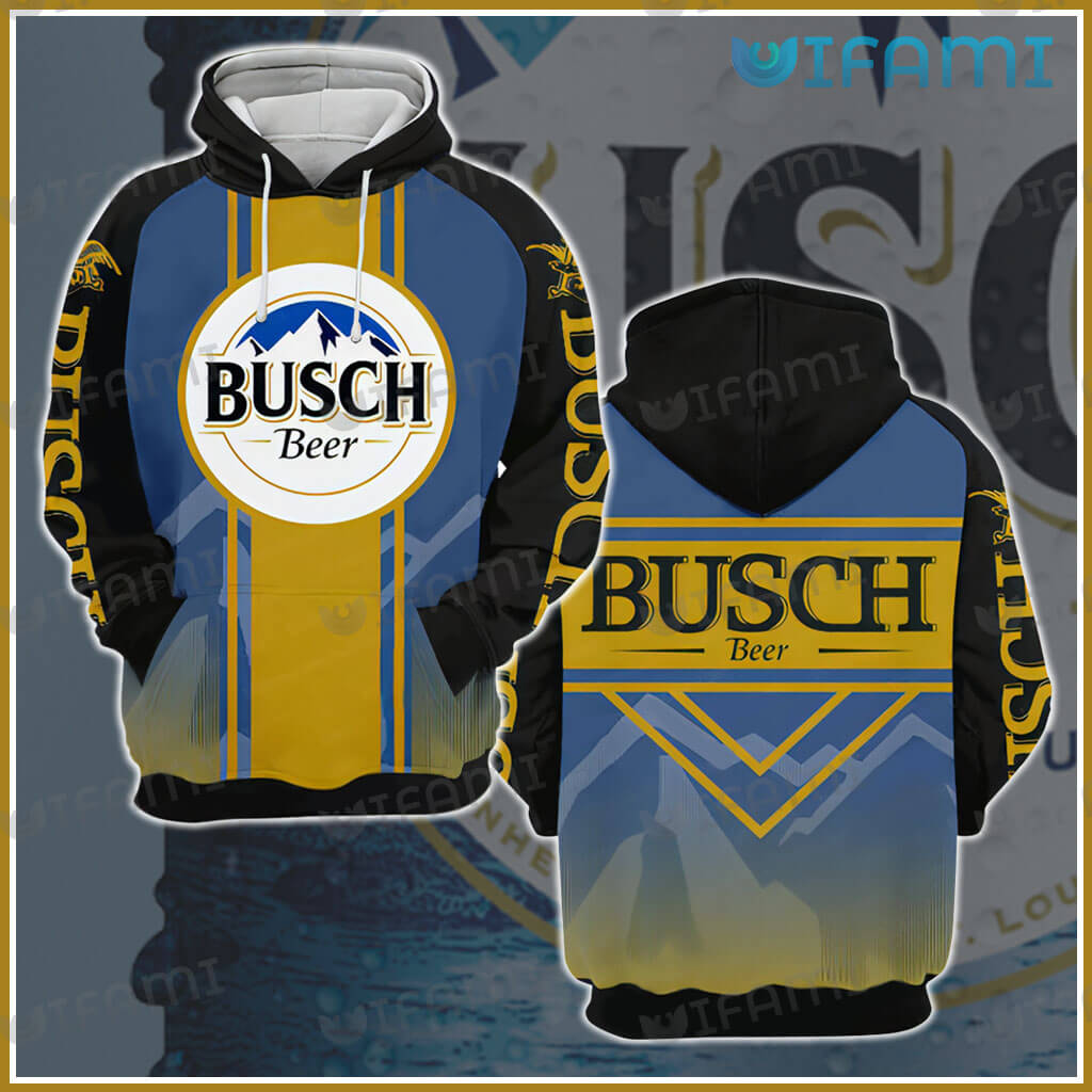 Busch Beer Lovers Gift Mountain Logo All Over Print Hoodie - 3D Edition
