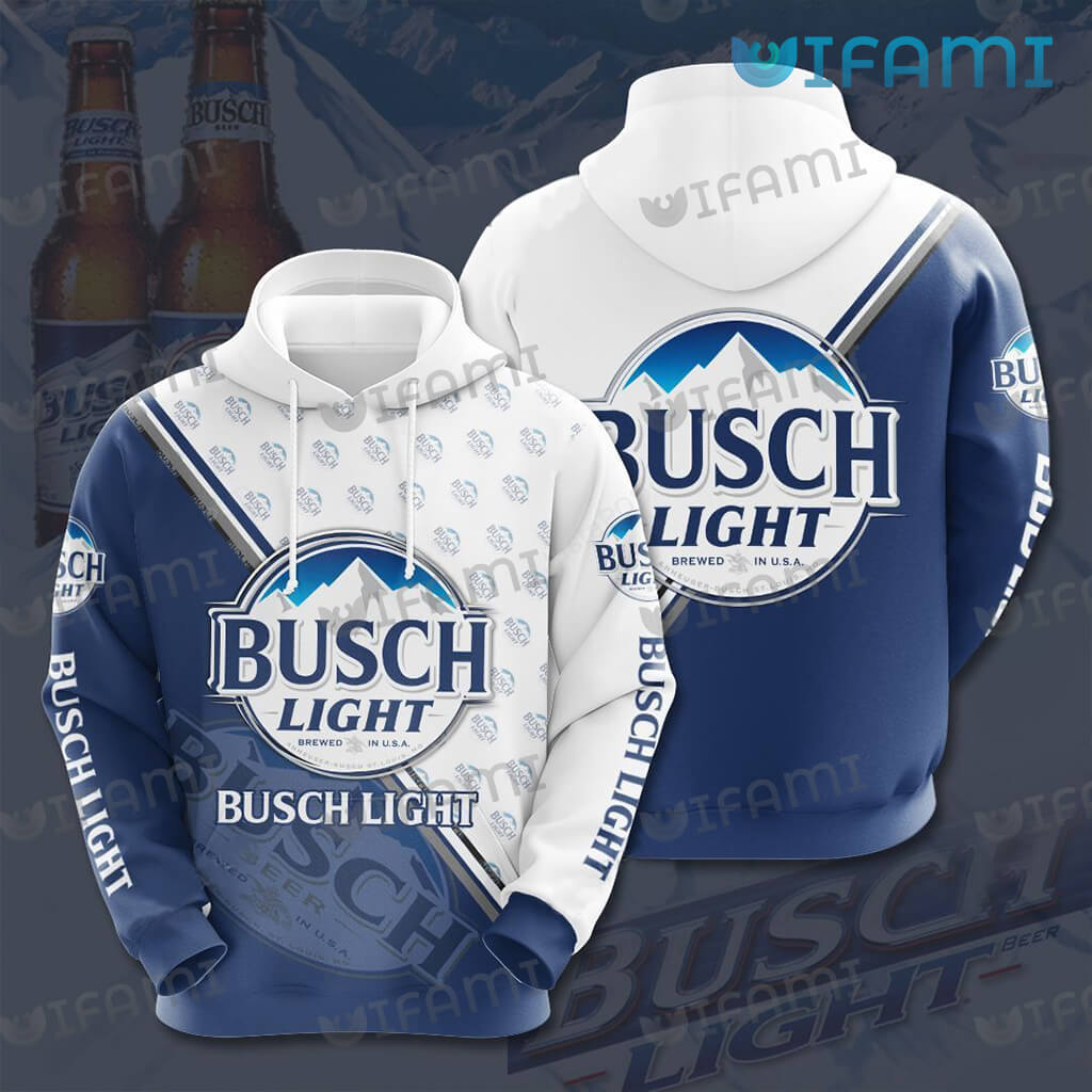 Busch Light Brewed In Usa Custom All Over Print Hoodie - 3D Edition Beer Lovers Gift
