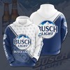 Busch Light Custom All Over Print Hoodie - 3D Edition