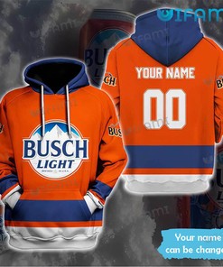 Busch Light Custom Name All Over Print Hoodie - 3D Edition Beer Lovers Gift