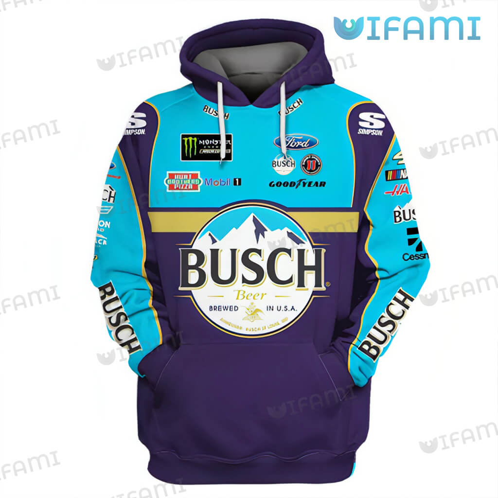 Busch Light Formula 1 Custom All Over Print Hoodie - 3D Edition Beer Lovers Gift