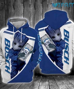 Busch Light Groot All Over Print Hoodie - 3D Edition Beer Lovers Gift