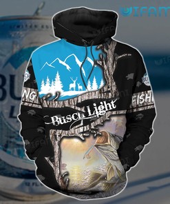 Busch Light Hunting Fishing All Over Print Hoodie - 3D Edition Beer Lovers Gift