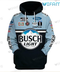 Busch Light Kevin Harvick Nascar All Over Print Hoodie - 3D Edition Beer Lovers Gift