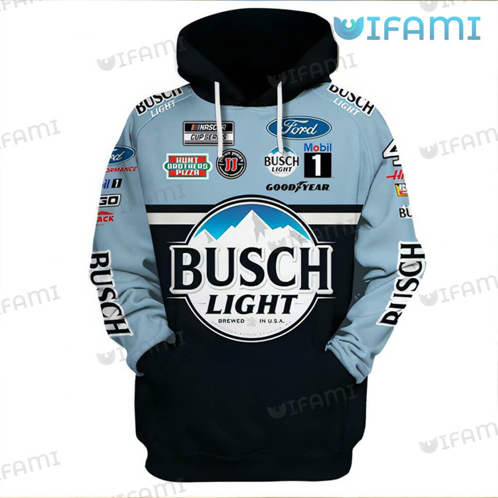 Busch Light Kevin Harvick Nascar All Over Print Hoodie - 3D Edition Beer Lovers Gift