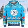 Busch Light Snowflakes Heart All Over Print Hoodie - 3D Edition Beer Lovers Gift