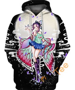 Butterfly Dance On The Moon Custom All Over Print Hoodie - 3D Edition