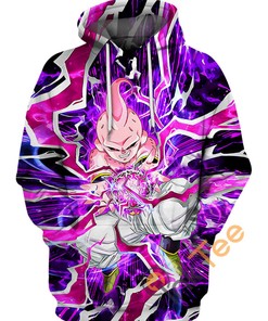Buu Heartless Destruction Custom 3D Hoodie - Dragon Ball Fans' Choice