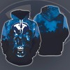 Byu Cougars Horror Movies Halloween 3D Hoodie All Over Printed: Ncaa Edition  