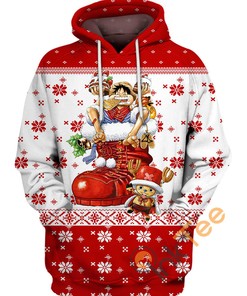 Cake Party Of Luffy Custom All Over Print Hoodie - 3D Edition