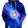 Calcifer Custom All Over Print Hoodie - 3D Edition