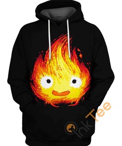 Calcifer Fire Demon Custom All Over Print Hoodie - 3D Edition