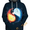 Calcifer Life And Death Custom All Over Print Hoodie - 3D Edition