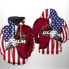 Camo Veteran 3D All Over Print Hoodie - Louisiana Monroe Warhawks Ncaa Collection