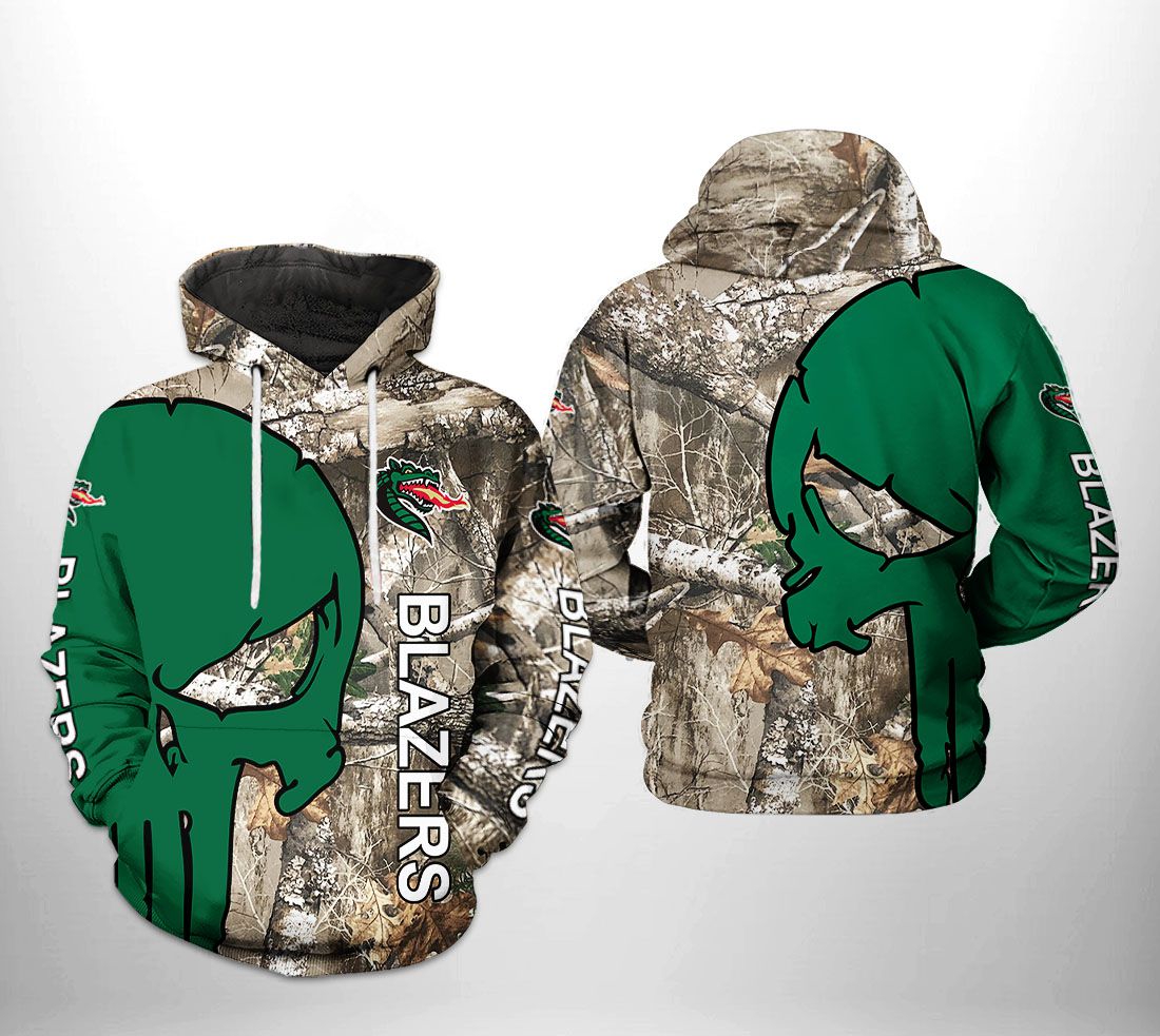 Camouflage Meets Style With The Blazers Ncaa Veteran Hunting 3D All Over Print Hoodie